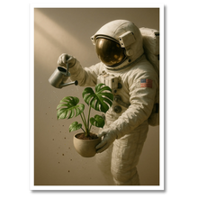 Indlæs billede til gallerivisning Astronaut plante plakat