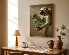 Indlæs billede til gallerivisning Astronaut plante plakat