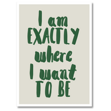 Indlæs billede til gallerivisning Here & Now Plakat Plakana 21x30 cm (A4) Hvid Egetræ