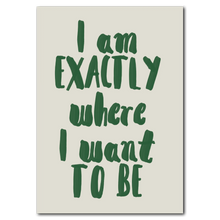 Indlæs billede til gallerivisning Here & Now Plakat Plakana 21x30 cm (A4) Ingen ramme