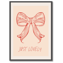 Indlæs billede til gallerivisning Just Lovely Plakat Plakana 21x30 cm (A4) Sort egetræ