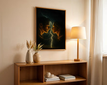 Indlæs billede til gallerivisning Lightning Kiss plakat by Plakana, 21x30 cm (A4), Ingen ramme