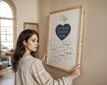 Indlæs billede til gallerivisning Du er den brik som holder os sammen - 6 brikker Plakana