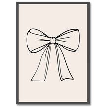 Indlæs billede til gallerivisning Ribbon No. 3 Plakat Plakana 21x30 cm (A4) Sort egetræ