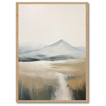Indlæs billede til gallerivisning Silent Mountain Plakat Plakana 21x30 cm (A4) Egetræ