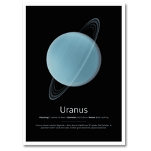 Indlæs billede til gallerivisning Uranus Plakat