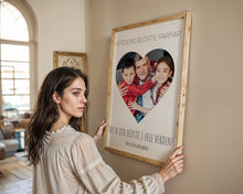 Indlæs billede til gallerivisning Verdens bedste farfar med billede Plakana