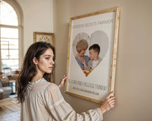 Indlæs billede til gallerivisning Verdens bedste farmor med billede Plakana