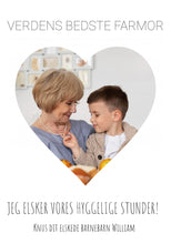 Indlæs billede til gallerivisning Verdens bedste farmor med billede Plakana