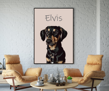 Indlæs billede til gallerivisning Kæledyrs portræt Plakana