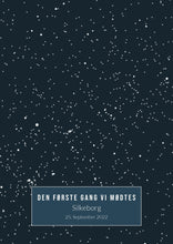 Indlæs billede til gallerivisning Fuld side stjernehimmelplakat Plakana