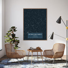 Indlæs billede til gallerivisning Fuld side stjernehimmelplakat Plakana