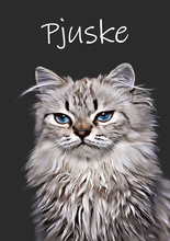 Indlæs billede til gallerivisning Kæledyrs portræt Plakana