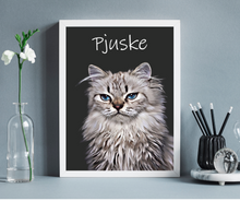 Indlæs billede til gallerivisning Kæledyrs portræt Plakana