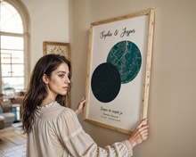 Indlæs billede til gallerivisning Stjernehimmel med bykort Plakana
