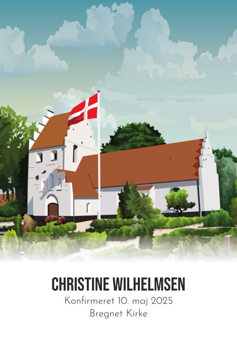 Personlig konfirmationsplakat Plakana