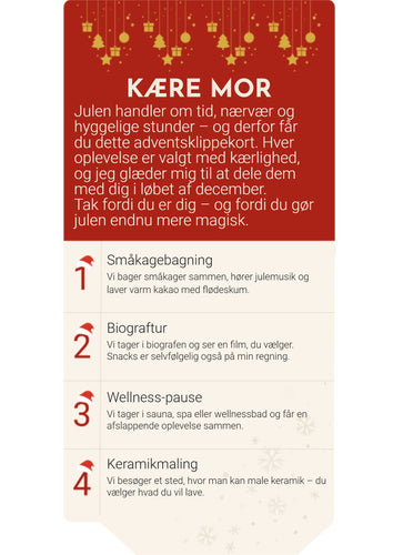 Adventsklippekort Plakana