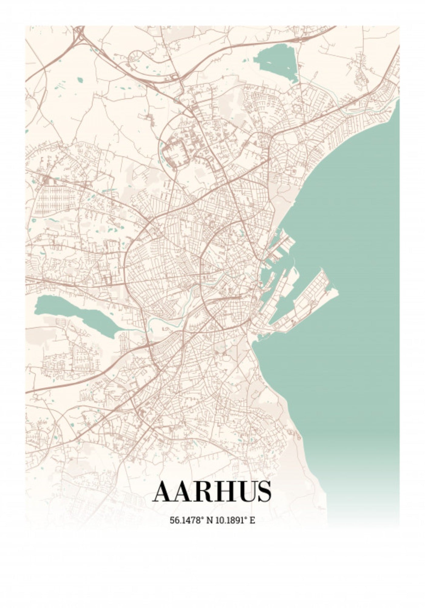 Aarhus Plakat 50x70 cm (B2)