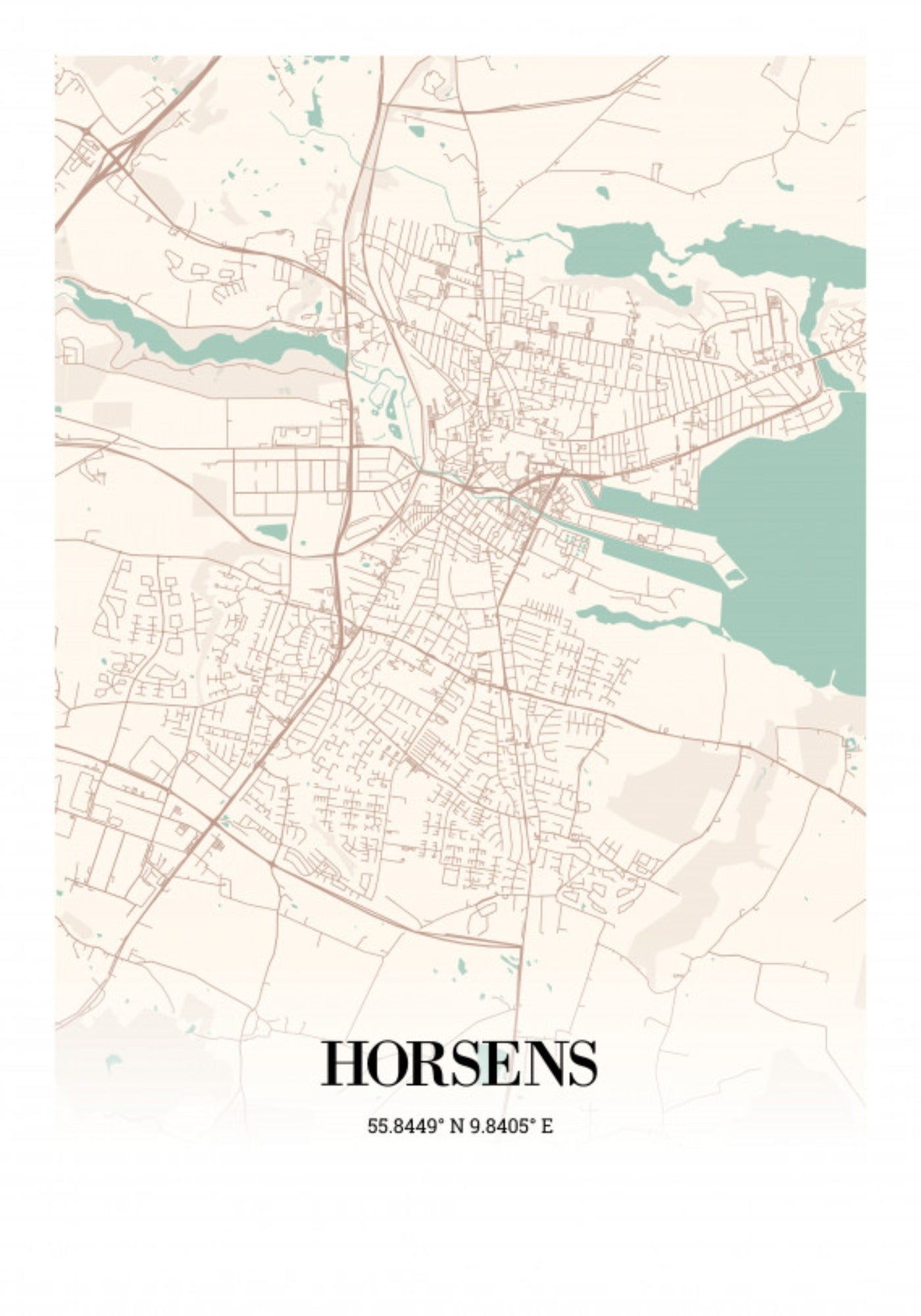 Horsens 30x42 cm (A3)