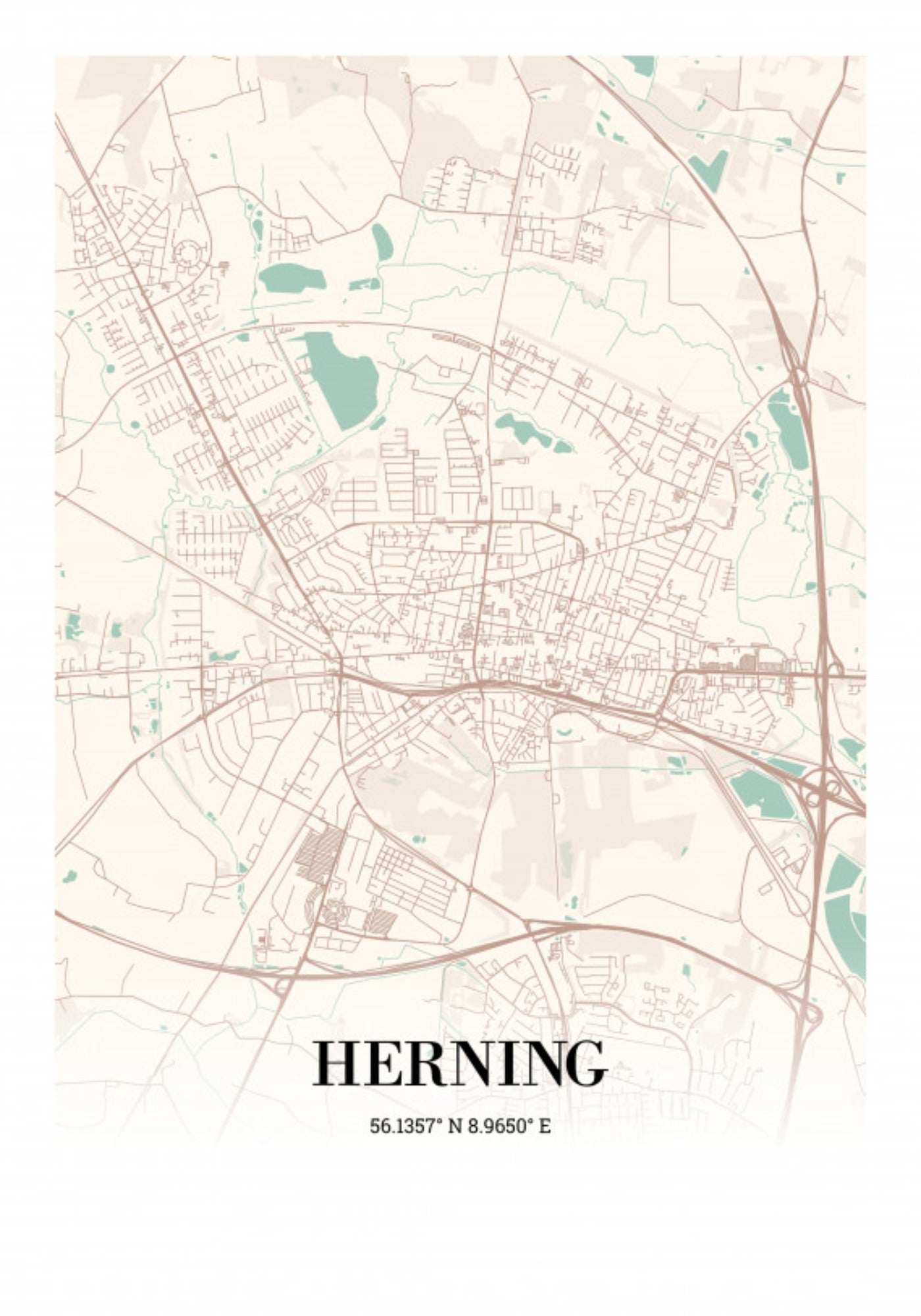 Herning plakat 21x30cm (A4)