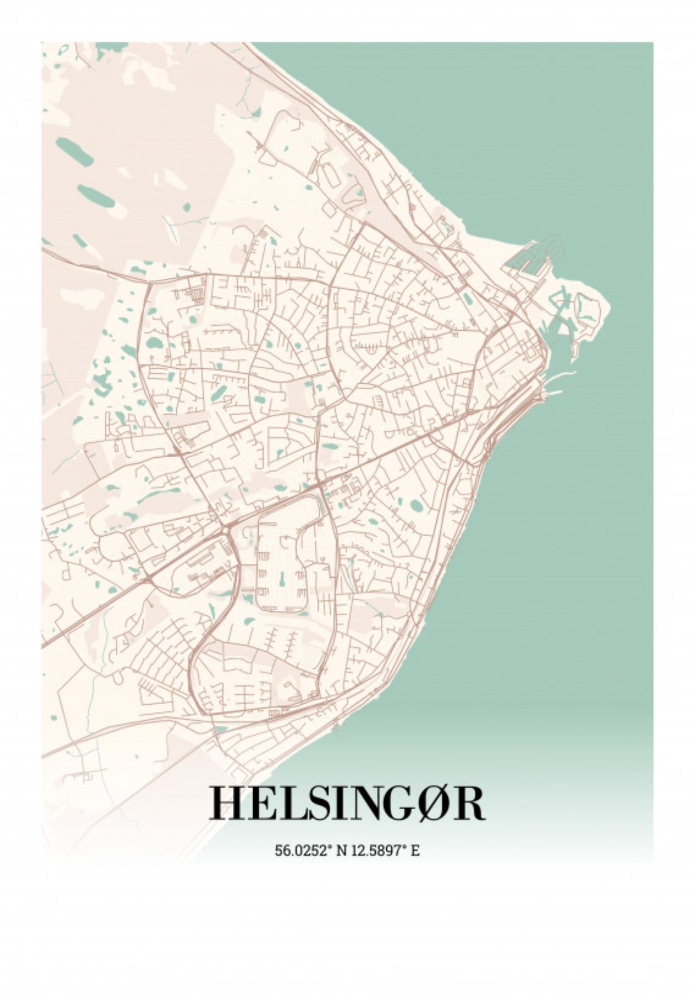 Helsingør plakat 21x30cm (A4)