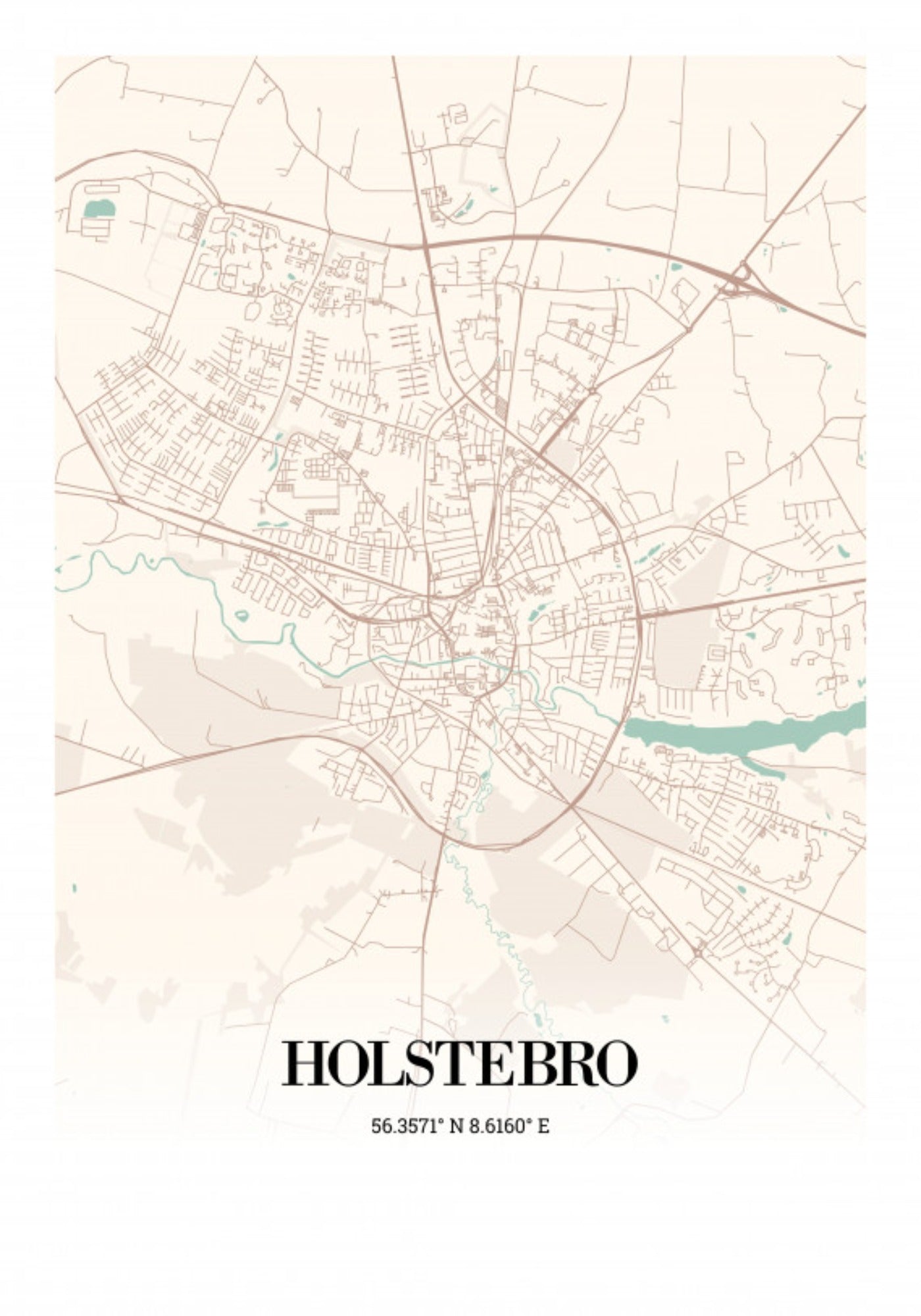 Holstebro plakat 21x30cm (A4)