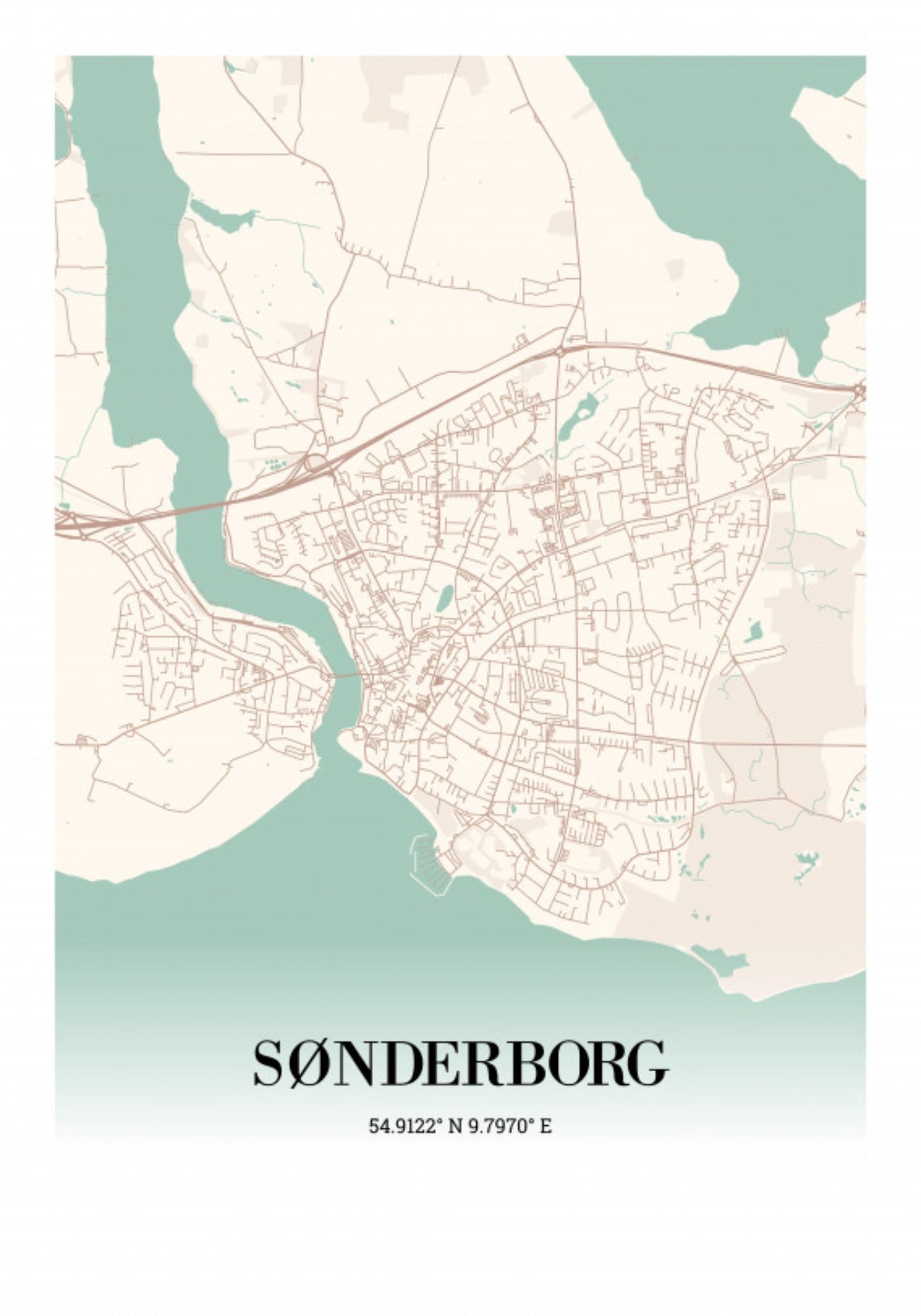 Sønderborg 21x30cm (A4)