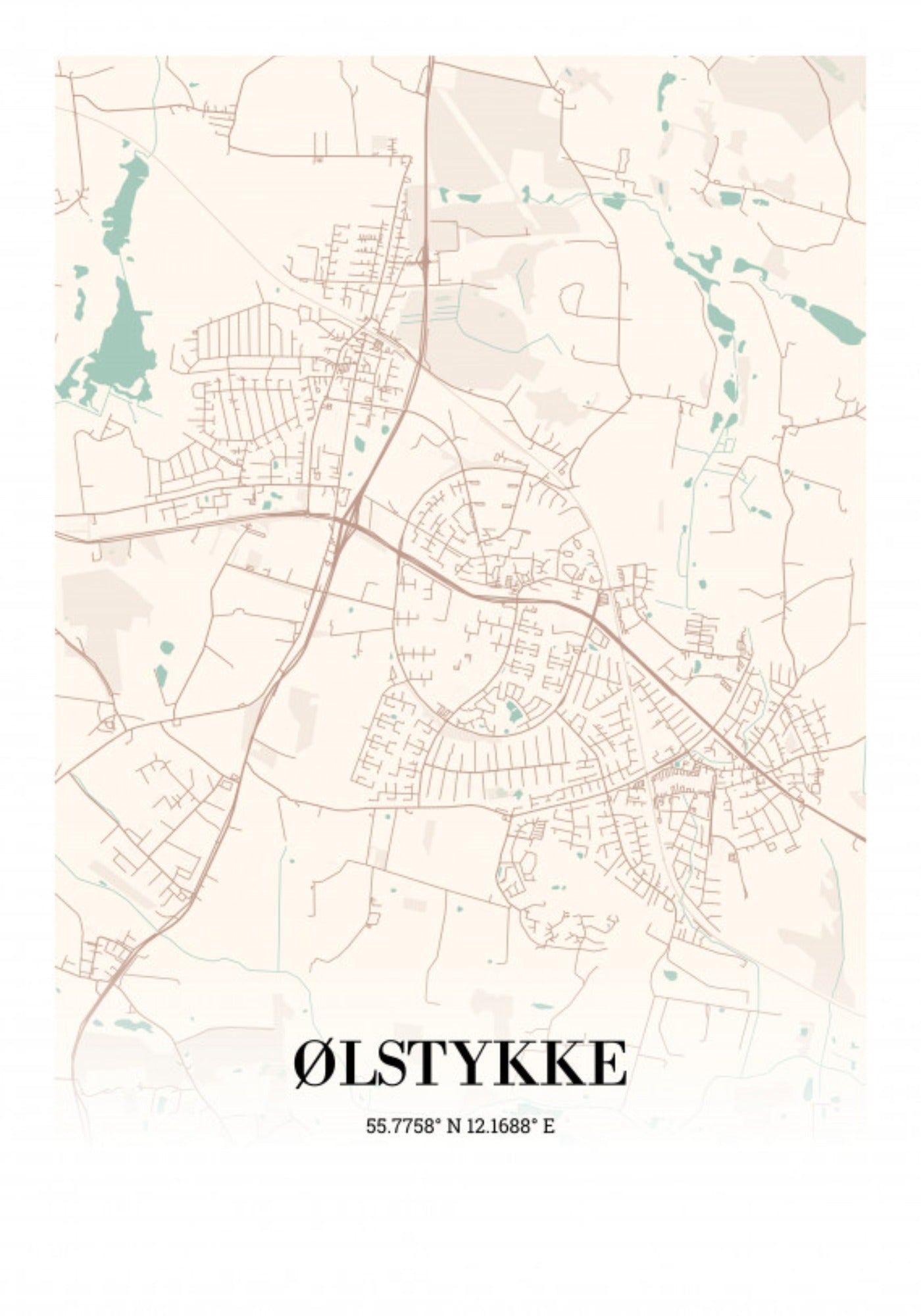 Ølstykke 21x30cm (A4)