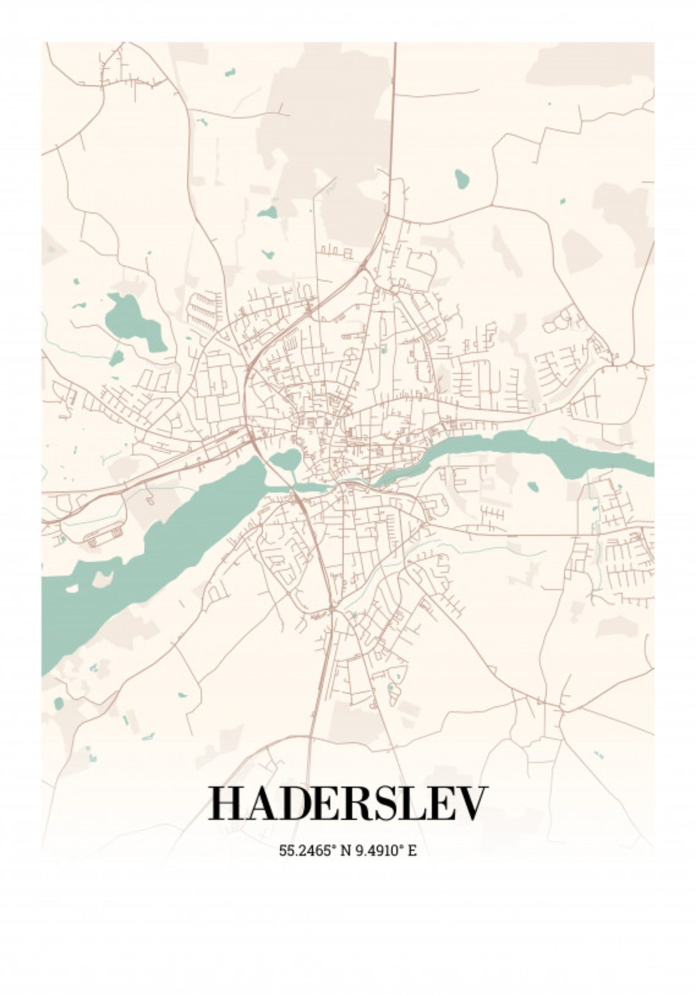 Haderslev 30x42 cm (A3)