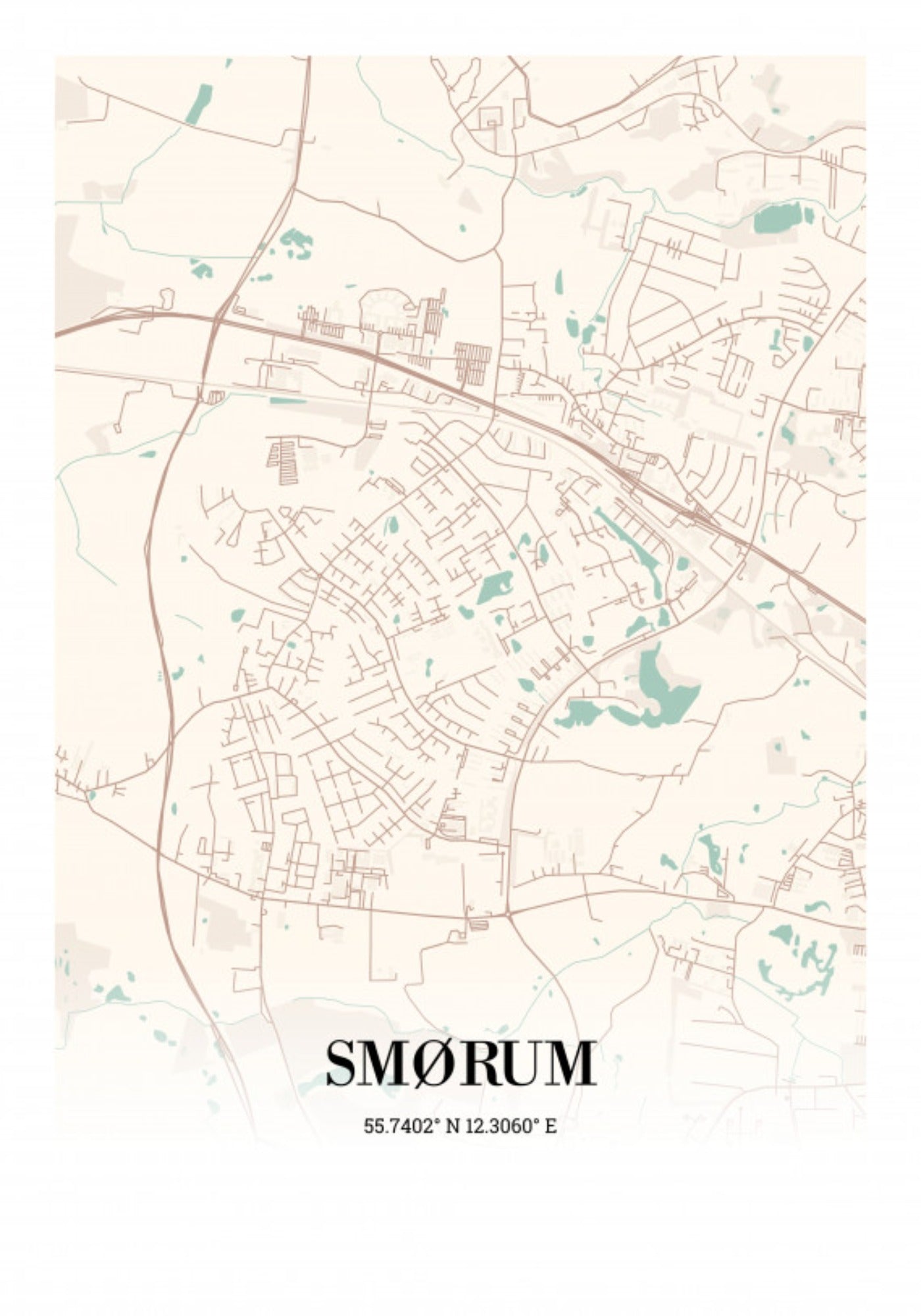 Smørum 30x42 cm (A3)