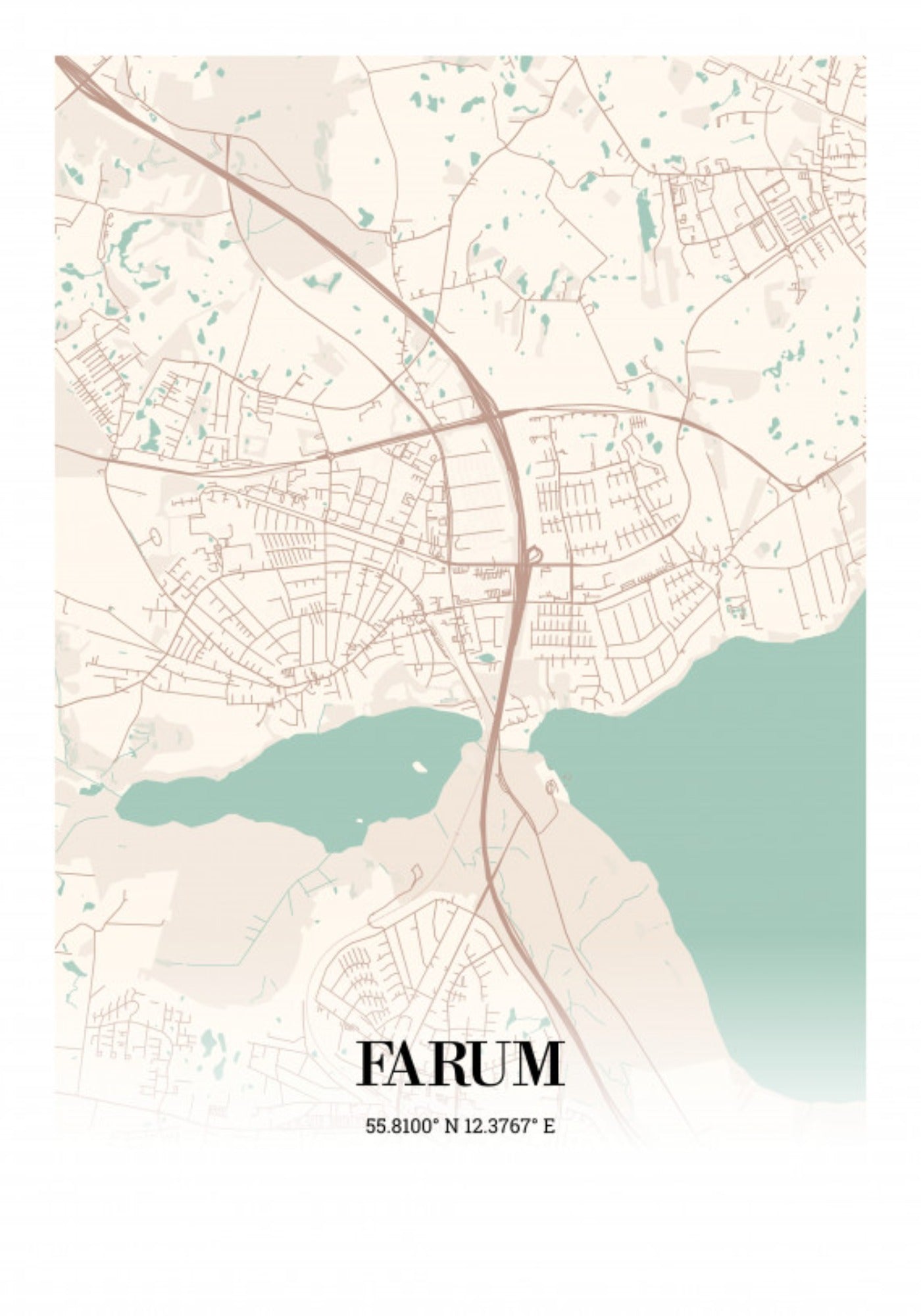 Farum byplakat 21x30cm (A4)