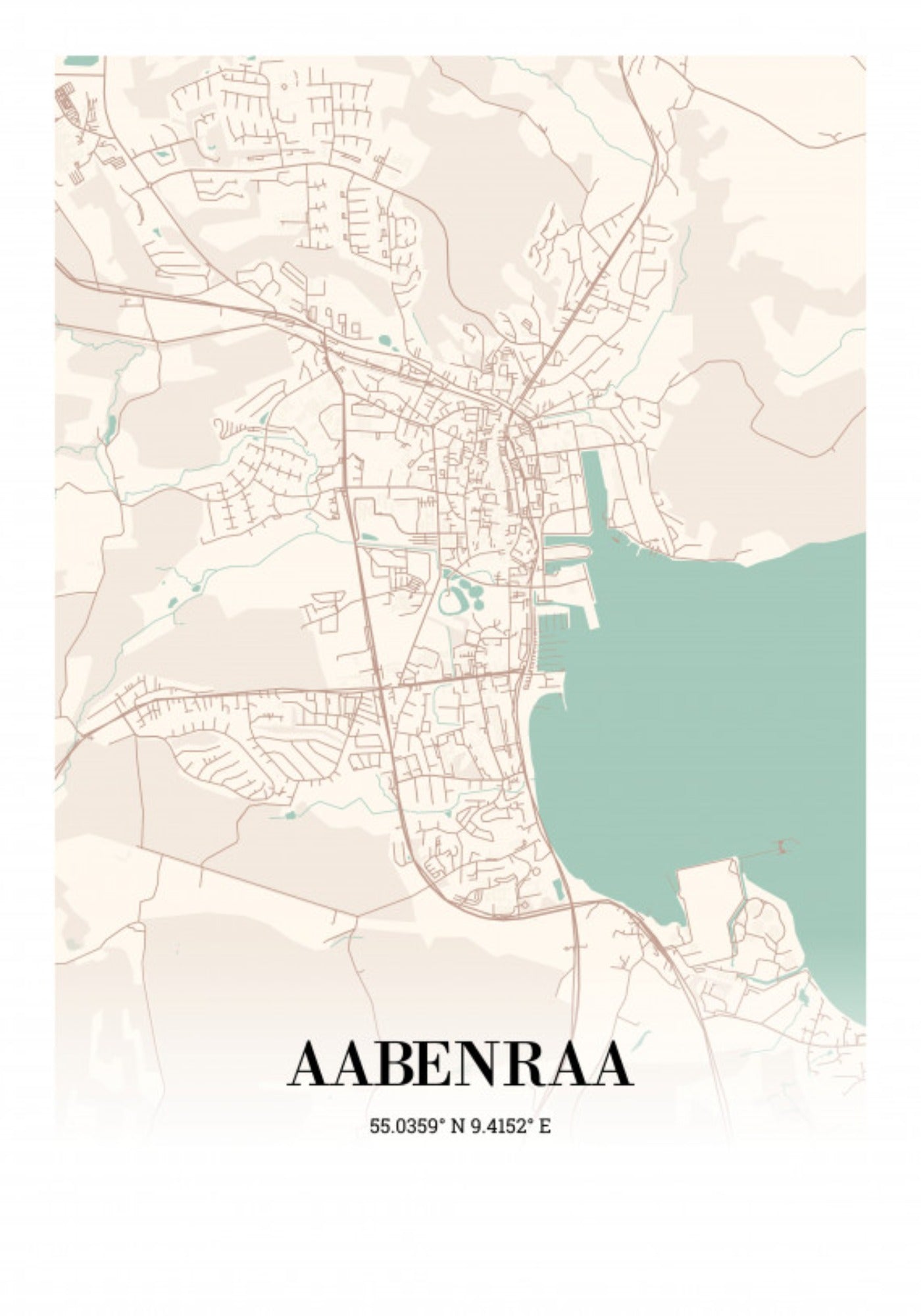 Aabenraa 21x30cm (A4)