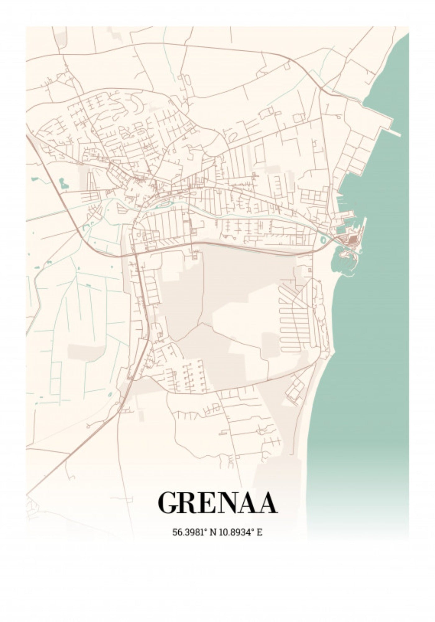 Grenaa plakat 21x30cm (A4)