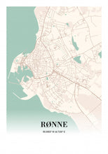 Indlæs billede til gallerivisning Rønne by Plakana, 21x30cm (A4)
