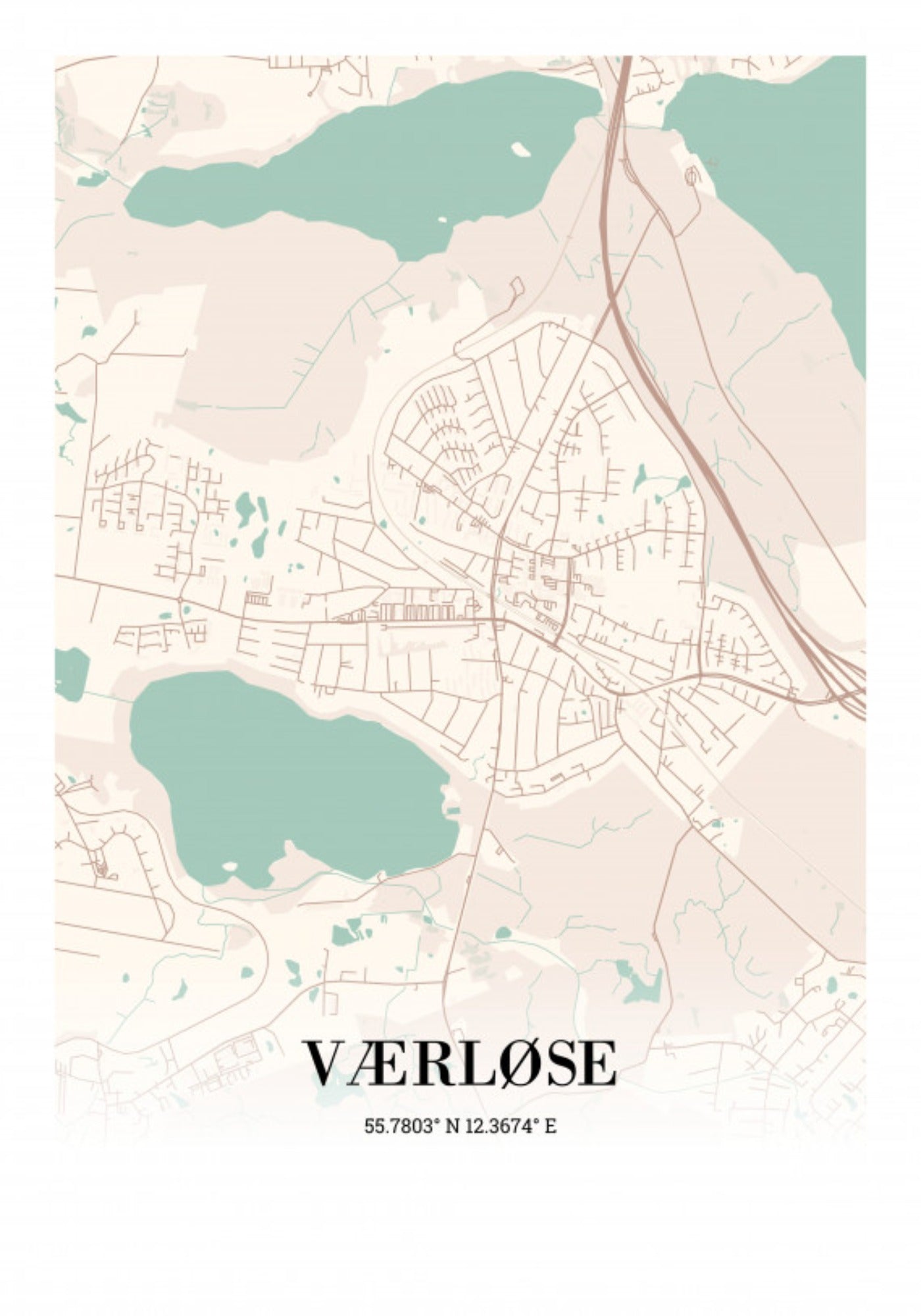 Værløse 21x30cm (A4)