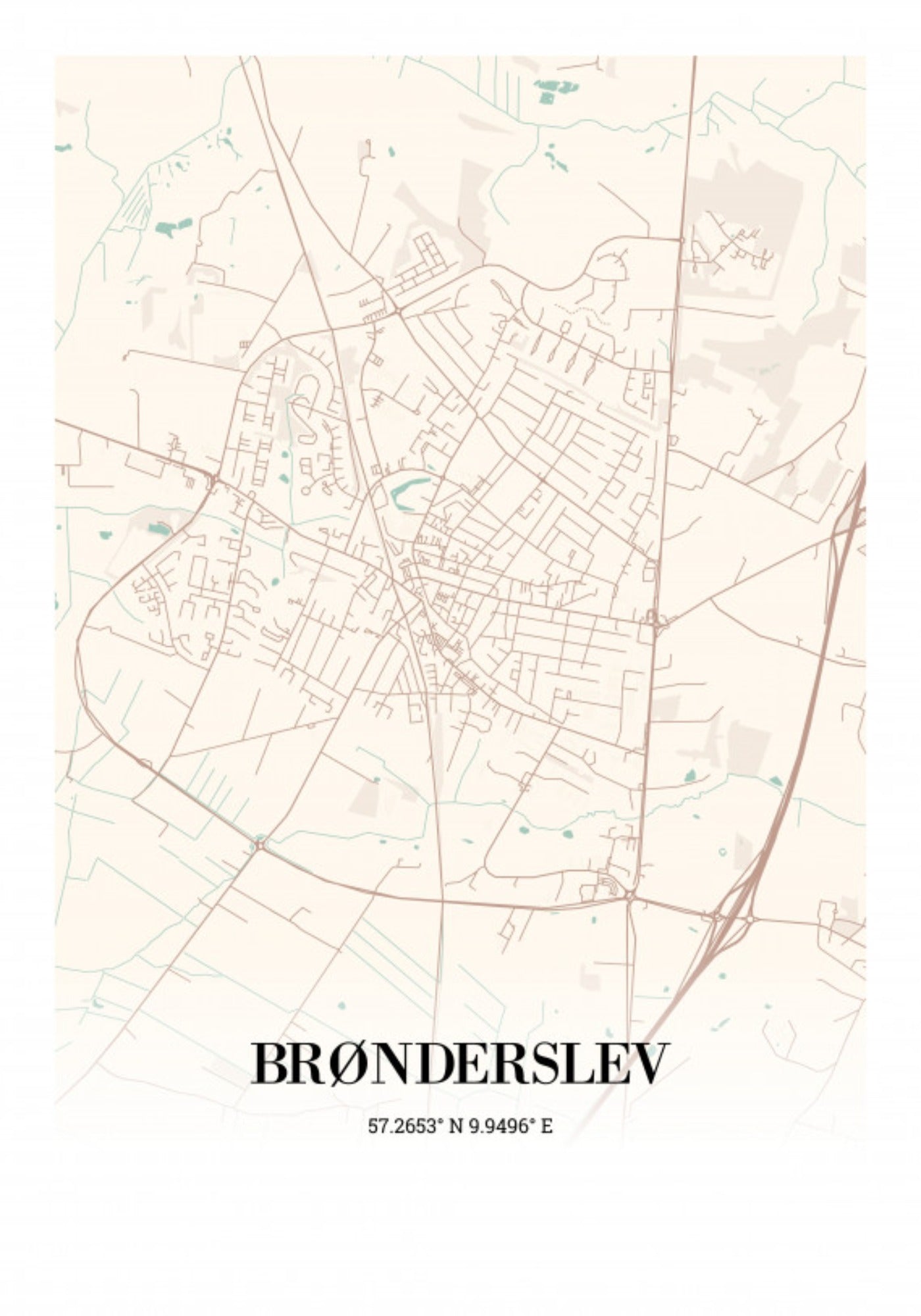 Brønderslev 21x30cm (A4)