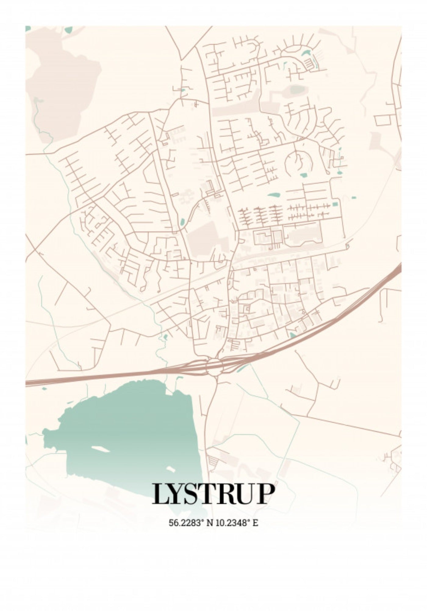 Lystrup 35x50 cm (B3)