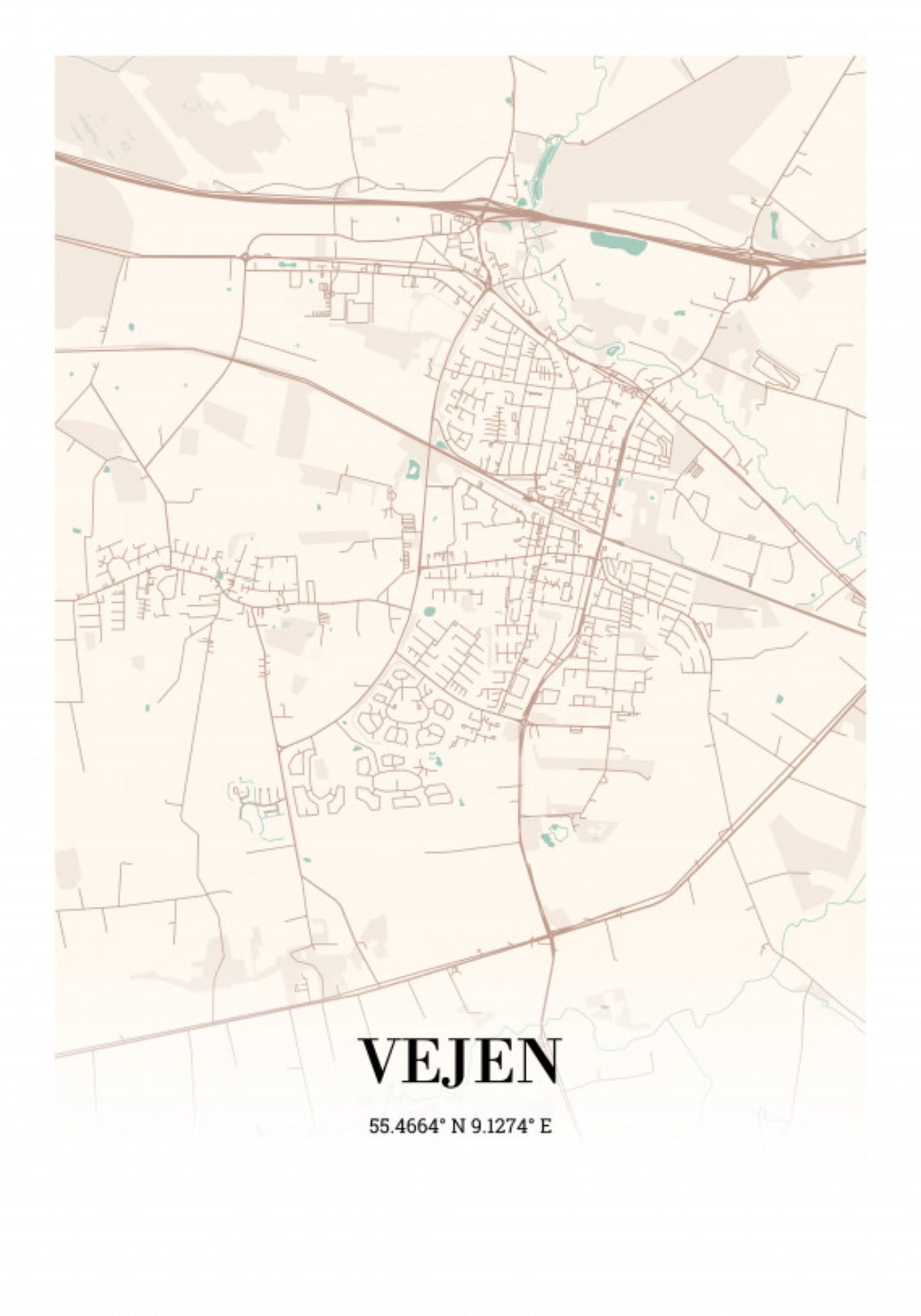 Vejen 21x30cm (A4)