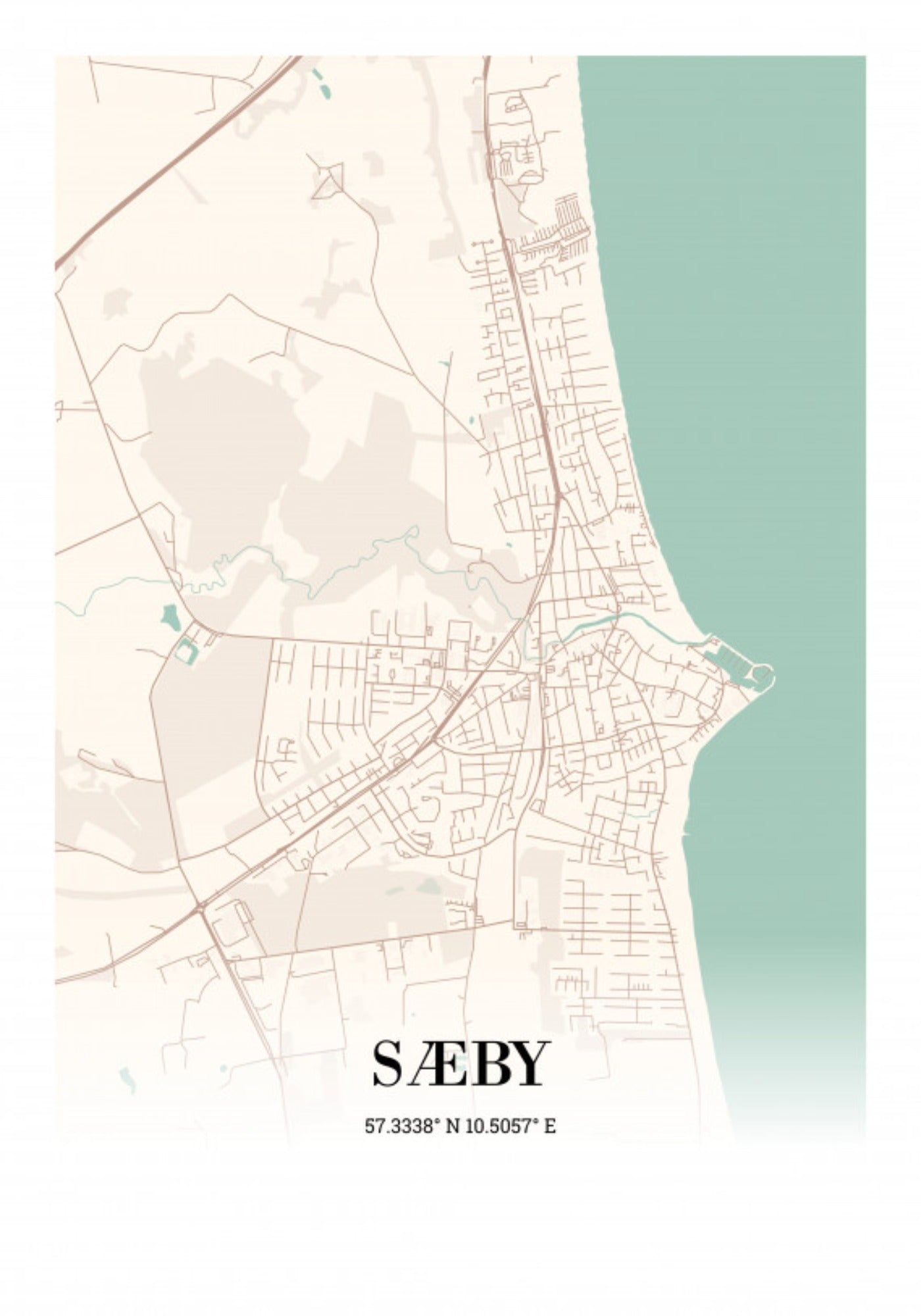 Sæby 21x30cm (A4)