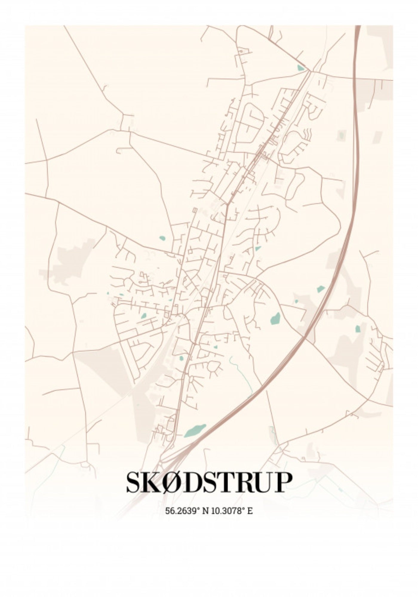 Skødstrup 21x30cm (A4)