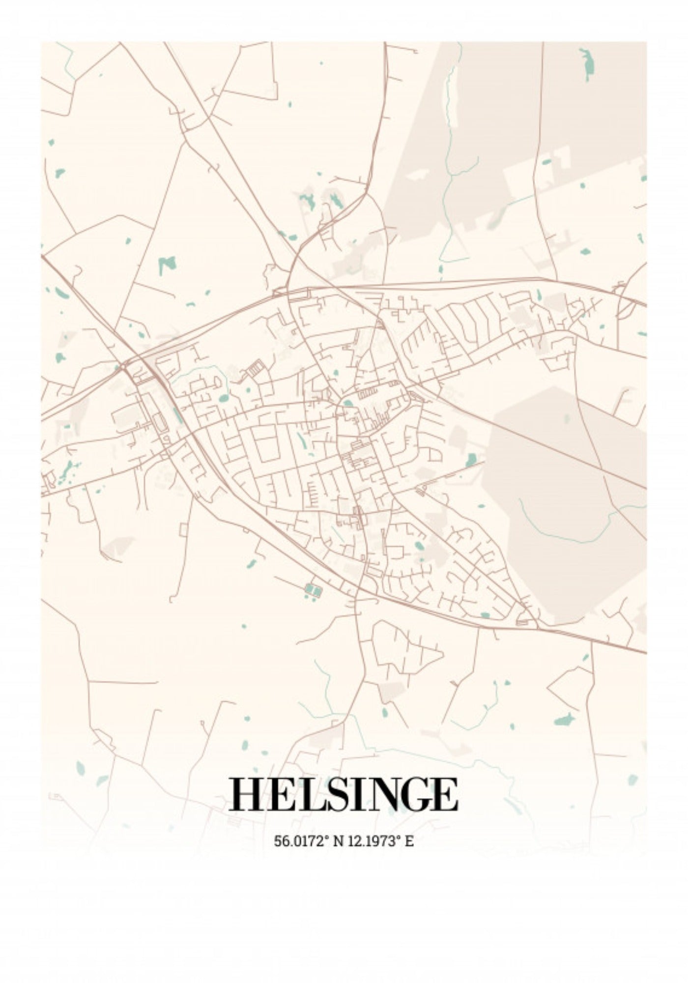 Helsinge plakat 42x60 cm (A2)