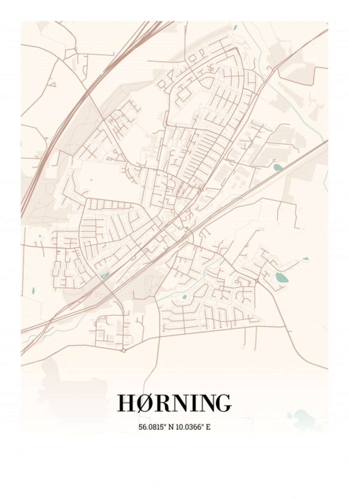 Hørning plakat 21x30cm (A4)