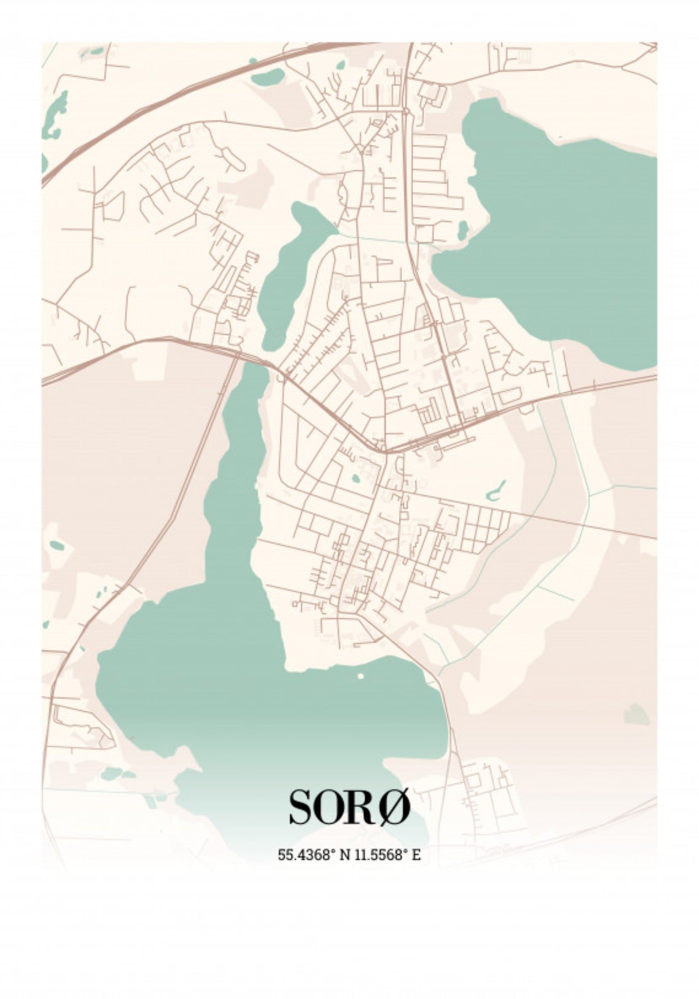 Sorø 21x30cm (A4)