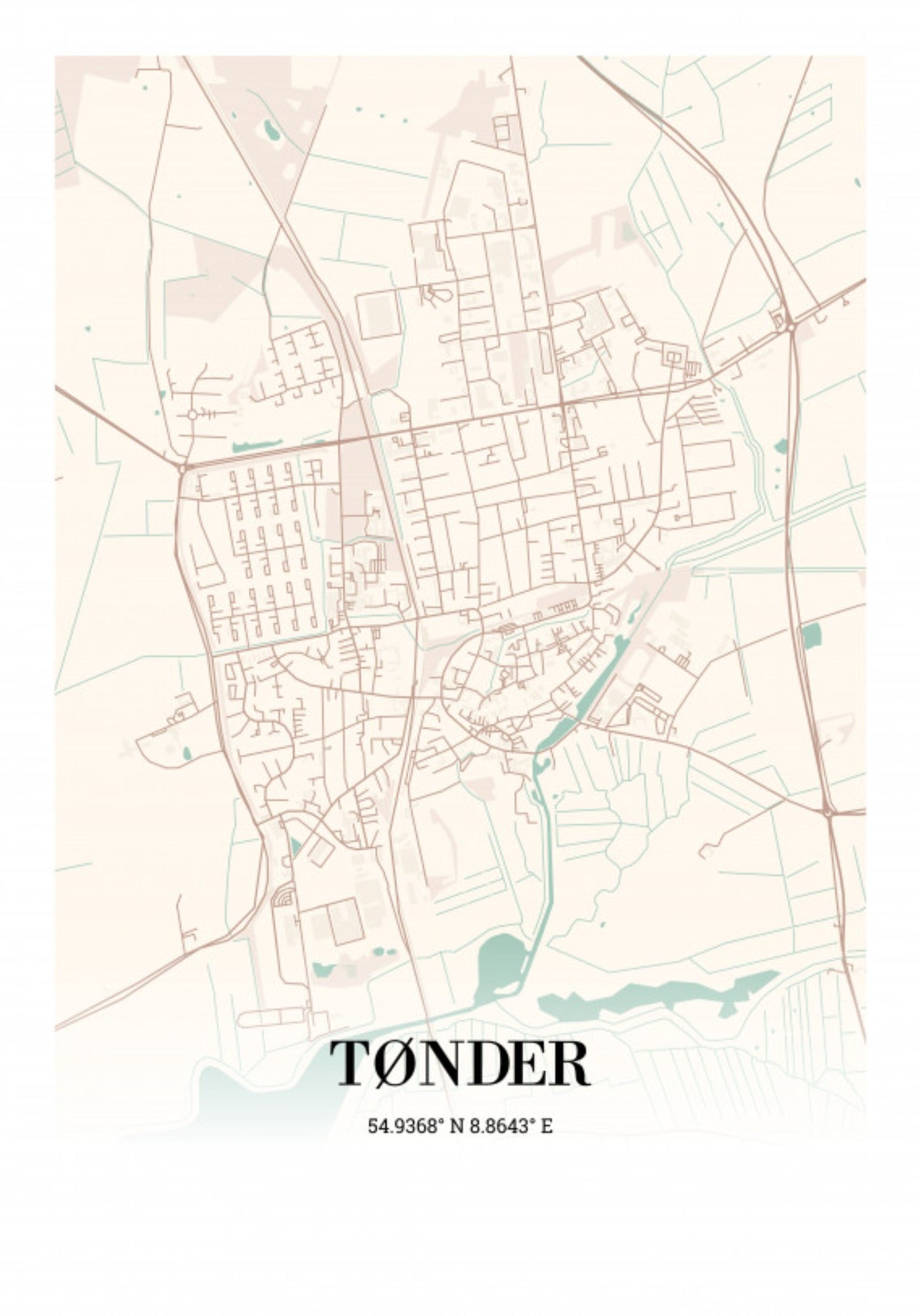 Tønder 21x30cm (A4)