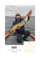 Indlæs billede til gallerivisning Fiskeplakat m/bykort Plakana
