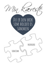 Indlæs billede til gallerivisning Du er den brik som holder os sammen - 2 brikker Plakana
