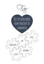 Indlæs billede til gallerivisning Du er den brik som holder os sammen - 5 brikker Plakana
