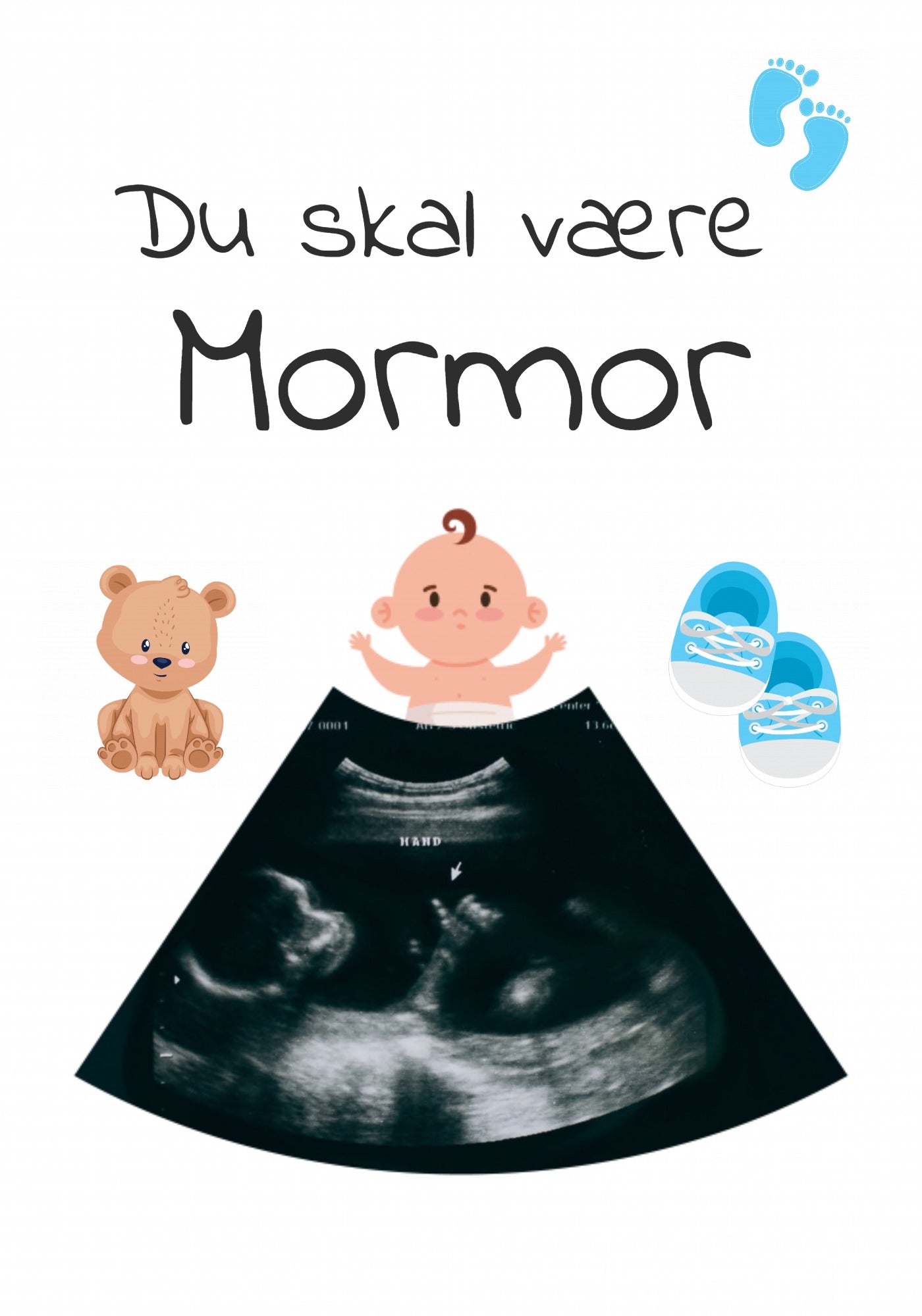 Du skal være...babyplakat 21x30cm (A4)