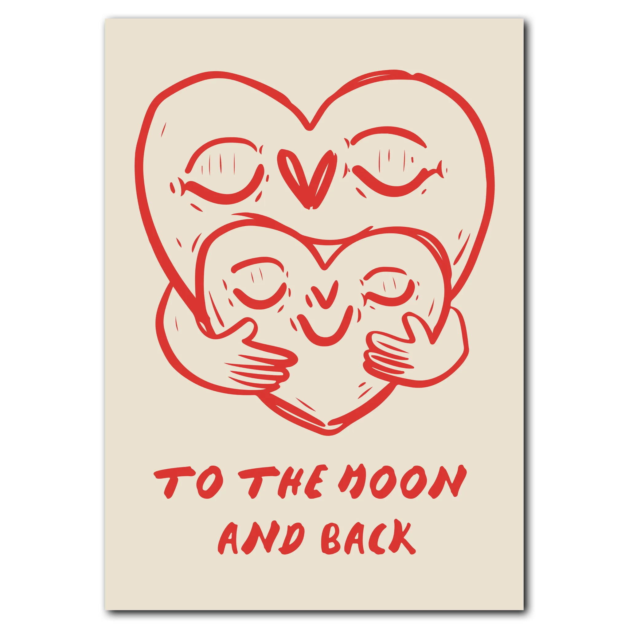 Infinite Love Plakat 30x42 cm (A3) / Egetræ