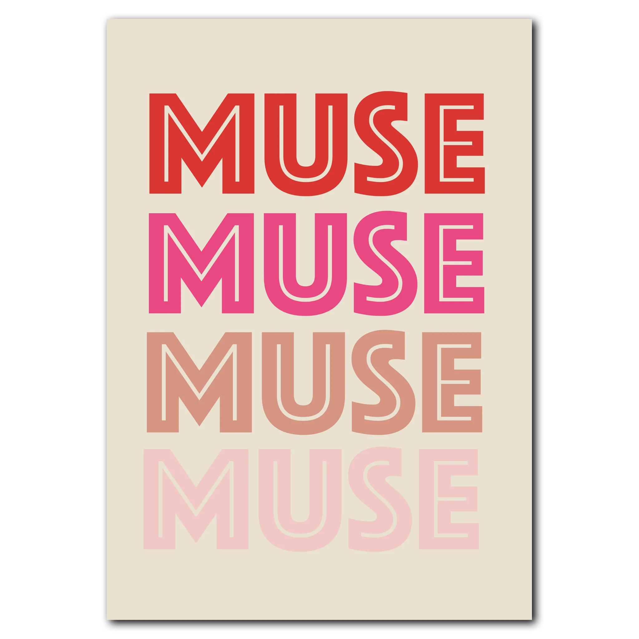 Muse No. 1 Plakat 21x30 cm (A4) / Ingen ramme